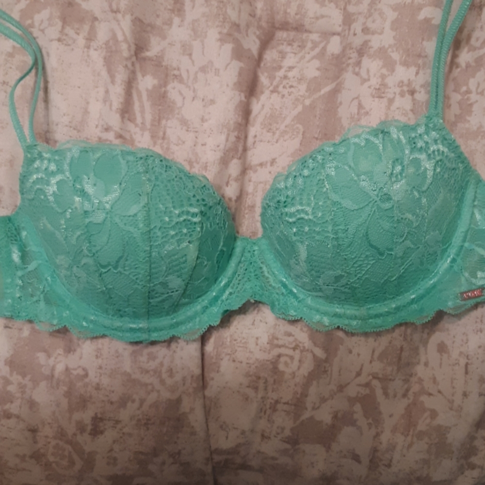 Pink bra